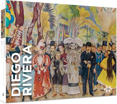 Pomegranate 1000-Piece Jigsaw Puzzle for Adults, Diego Rivera's Dream of a Sunday Afternoon in Alameda Park, Matte Finish, Snug Fit in Saudi Arabia