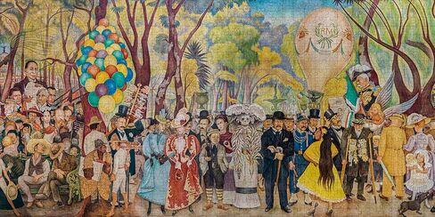 Pomegranate 1000-Piece Jigsaw Puzzle for Adults, Diego Rivera's Dream of a Sunday Afternoon in Alameda Park, Matte Finish, Snug Fit in Saudi Arabia
