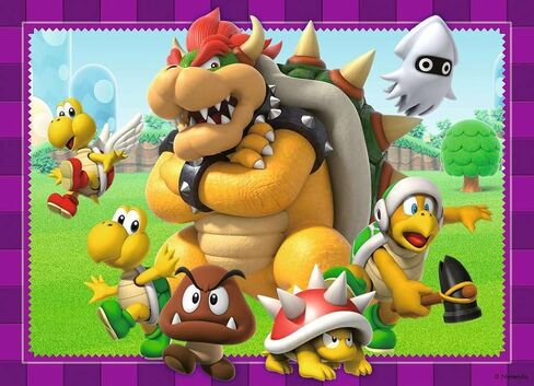 Children's Puzzle 4 x 100 pieces - Nintendo Super Mario - Time for Mario in Kuwait