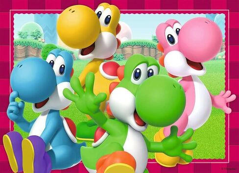 Children's Puzzle 4 x 100 pieces - Nintendo Super Mario - Time for Mario in Kuwait