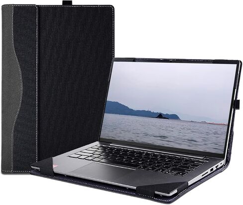 Laptop Case Cover for HP OmniBook 3/7/X 17-df dn dk dm dp dc dd de 17.3 inch Series,PU Leather Protective Sleeve Shell Bag with Pen Holder (Dark Gray) in Saudi Arabia