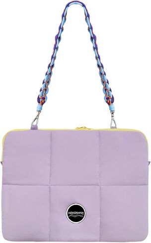 Laptop Sleeve Bag 15.6 inch Puffy Computer Cover Shoulder Carry Case Compatible for Lenovo, HP, Dell, Asus Notebook in Saudi Arabia