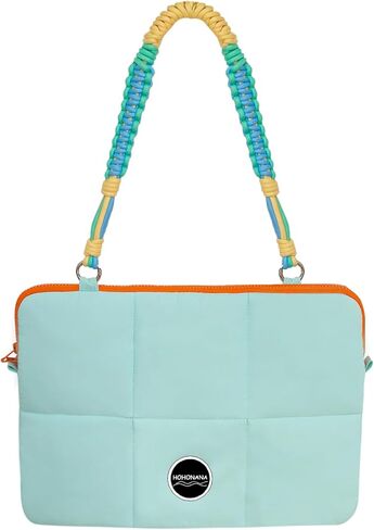 Laptop Sleeve Bag 15.6 inch Puffy Computer Cover Shoulder Carry Case Compatible for Lenovo, HP, Dell, Asus Notebook in Saudi Arabia