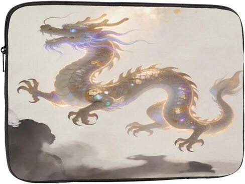 حافظة كمبيوتر محمول من Golden Chinese Dragon Ar حقيبة كمبيوتر محمول وحقيبة كمبيوتر لوحي وحقيبة حمل للعمل مقاس 10 بوصة in Kuwait
