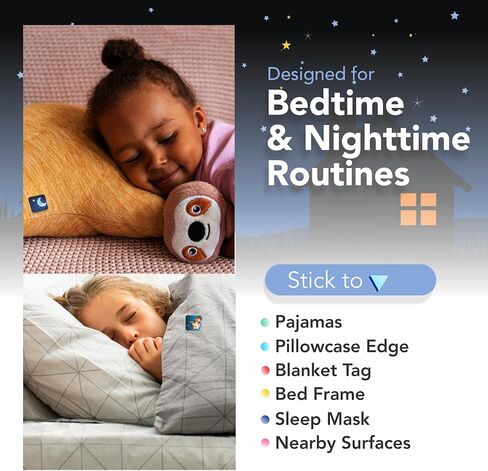 Sleep Stickers for Kids & Adults - 100 Travel Pack Aromatherapy Bedtime Stickers with Lavender, Sweet Orange & Cedarwood - Drug and Melatonin Free Stick-On Sleep Patches for Pillow, Clothing in Kuwait