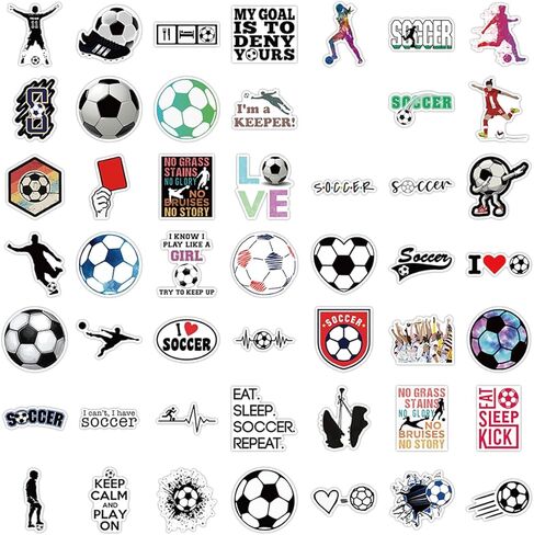 200PCS Sports Stickers Ball Stickers Basketball Baseball Softball Soccer Stickers Kids Teens Waterproof Vinyl Stickers for Water Bottles Wall Scrapbooking Laptop Sport Theme Decorations in Saudi Arabia