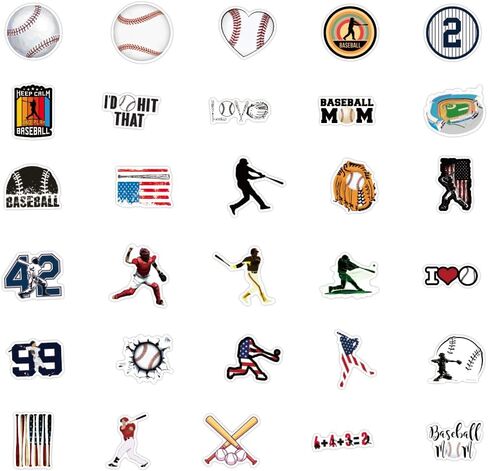 200PCS Sports Stickers Ball Stickers Basketball Baseball Softball Soccer Stickers Kids Teens Waterproof Vinyl Stickers for Water Bottles Wall Scrapbooking Laptop Sport Theme Decorations in Saudi Arabia