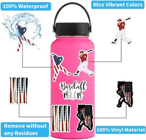 200PCS Sports Stickers Ball Stickers Basketball Baseball Softball Soccer Stickers Kids Teens Waterproof Vinyl Stickers for Water Bottles Wall Scrapbooking Laptop Sport Theme Decorations in Saudi Arabia
