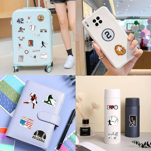 200PCS Sports Stickers Ball Stickers Basketball Baseball Softball Soccer Stickers Kids Teens Waterproof Vinyl Stickers for Water Bottles Wall Scrapbooking Laptop Sport Theme Decorations in Saudi Arabia
