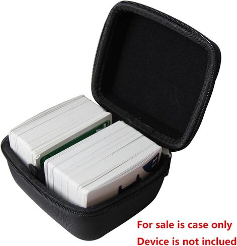 Anleo Hard Travel Case for Skip BO + UNO Card Game/Skip BO + Phase 10 Card Game..Fits up to 300 Cards.Not Including Cards (Black) in Saudi Arabia
