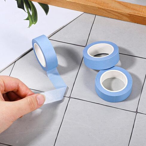 3 Rolls Light Blue Washi Tape, Washi Tape Solid Color Bulk Light Blue Pastel Tapes Decorative Craft Masking Tapes for Home, Office, Journaling, Scrapbooking, Planners, Books & DIY Arts Crafts in Saudi Arabia