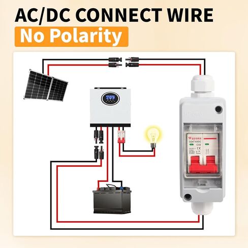 Solar Panel Disconnect Switch DC 500V Solar Circuit Breaker Box 32Amp IP65 Waterproof Miniature Circuit Breaker Solar PV Disconnect Switch Box Outdoor in Saudi Arabia