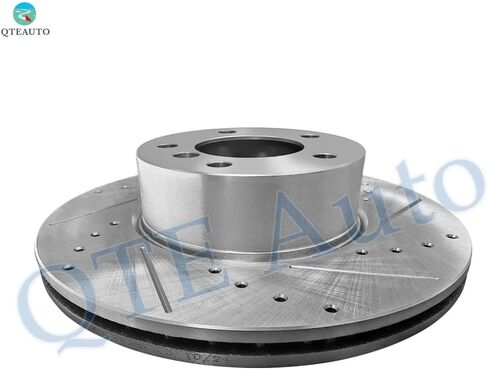 PM Auto Set of 4 Front 312mm-Rear 300mm Drilled Slotted Brake Disc Rotors Compatible With 2011-2013 BMW 328I Xdrive in Kuwait