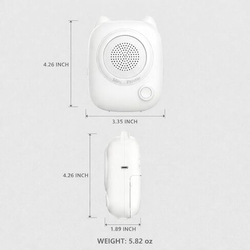 AI Voice Thermal Sticker Printer for Kids, Portable Inkless Mini Sticker Maker Machine, Pocket Photo Printer for DIY Journaling, Study Notes, Coloring Pages & Gifts in Saudi Arabia