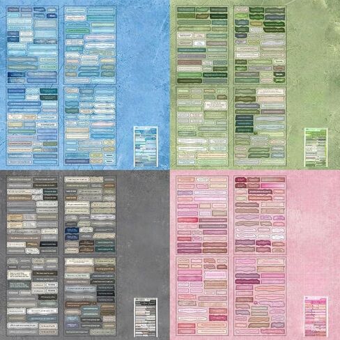 16 Sheets Vintages Words Stickers for Journaling Self Adhesive Paper Small Talk for DIY Art Journaling Scrapbook Planner Album DIY Craft Journaling Card Making Decorations Gifts for Journal Lovers in Saudi Arabia