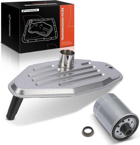 A-Premium Automatic Transmission Oil Filter with Spin-On Filter, Compatible with Ram 1500 2500 & Jeep Grand Cherokee, Liberty, Commander & Dodge Ram 3500, Durango, Dakota & Chrysler Aspen & Mitsubishi in Kuwait