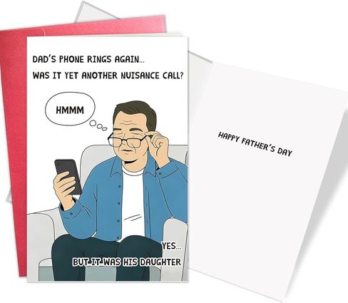 Happy Father's Day Card from Daughter, Heartfelt Father's Day Card for Dad, Dad Fathers Day Gift from Daughter in Kuwait