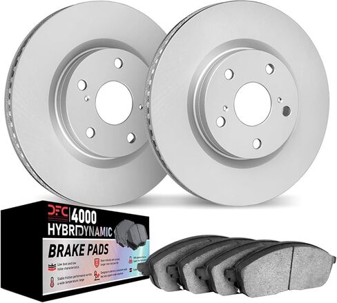 Dynamic Friction Company Brake Kit For 2017-2020 Maserati Levante| Front 4000 HybriDynamic Brake Pads and Rotors Kit in Kuwait