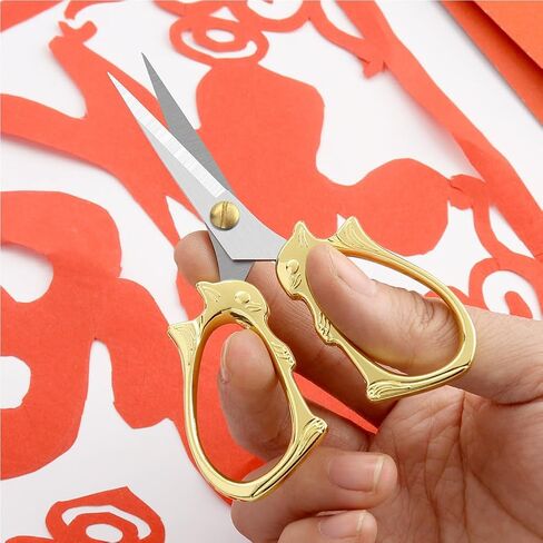 2Pcs Embroidery Scissors Stainless Steel Small Sewing Scissors Detail Shears All Purpose Crochet Accessories for Threading Needlework Yarn Sewing Cross Stitching Crafts Handmade DIY in Saudi Arabia