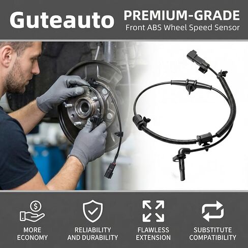 Front Left or Right ABS Wheel Speed Sensor for Chevrolet Malibu 2013-2015 Impala 2014-2019 Malibu Limited 2016 | OE 22831244 23483145 ALS2636 | Anti-Lock Brake System | 1 Pack in Kuwait