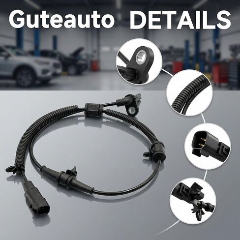 Front Left or Right ABS Wheel Speed Sensor for Chevrolet Malibu 2013-2015 Impala 2014-2019 Malibu Limited 2016 | OE 22831244 23483145 ALS2636 | Anti-Lock Brake System | 1 Pack in Kuwait