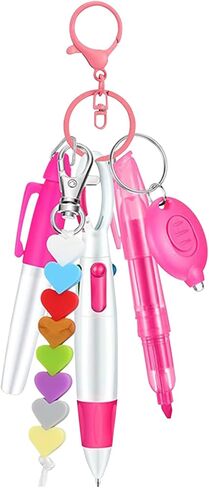 Nurse Pen Set with Permanent Marker, Retractable Ballpoint Pen, Foldable Scissors, Badge Reel Accessories Nursing Keychain Clip for Nursing School Essentials Nurse Accessories, Style G in Saudi Arabia