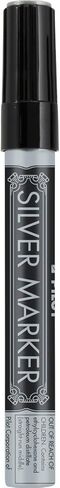 Pilot Silver Metallic Permanent Paint Marker, Medium Point, 3-PACK(41800) in Kuwait