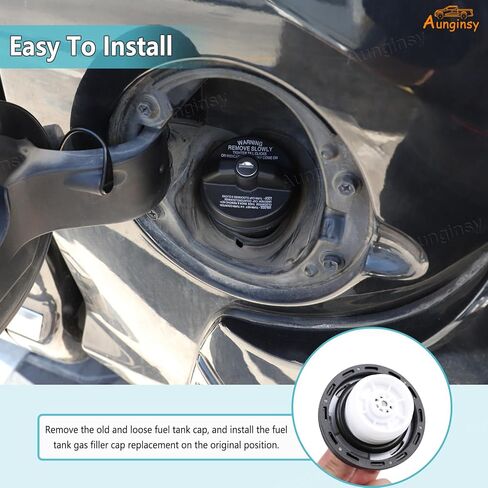 Aunginsy Fuel Tank Cap Replacement Anti-theft Lock Cap Compatible with Toyota Tundra 2014-2021 Car Door Fuel Tank Cover W/Lock Gas Cap Tank Trim Cover Fuel Filler Door Protector with Keys Accessories in Kuwait