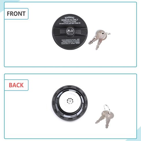 Aunginsy Fuel Tank Cap Replacement Anti-theft Lock Cap Compatible with Toyota Tundra 2014-2021 Car Door Fuel Tank Cover W/Lock Gas Cap Tank Trim Cover Fuel Filler Door Protector with Keys Accessories in Kuwait