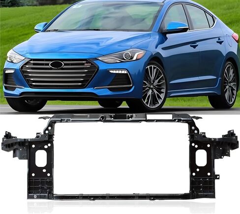 Radiator Support Core Assembly for Hyundai Elantra 2014 2015 2016, 1.8L 2.0L Engine, Front Radiator Bracket Tie Bar Replacement for OE #641013X003 HY1225180 in Saudi Arabia