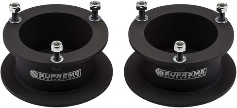 Supreme Suspensions - 2.5" Front Leveling Kit for 1994-2013 Dodge Ram 2500 3500 and 1994-2001 Dodge Ram 1500 4WD High-Strength Steel Coil Spring Lift Spacers Kit in Saudi Arabia