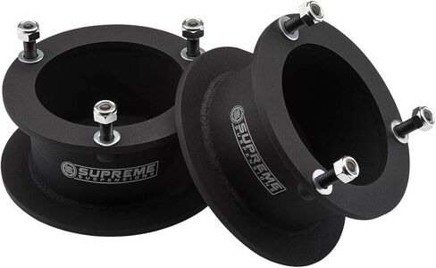 Supreme Suspensions - 2.5" Front Leveling Kit for 1994-2013 Dodge Ram 2500 3500 and 1994-2001 Dodge Ram 1500 4WD High-Strength Steel Coil Spring Lift Spacers Kit in Saudi Arabia