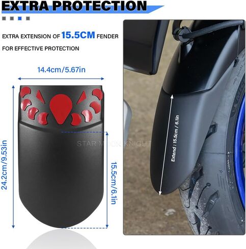 2025+ MT07 MT-07 Fender Extension For Yamaha Tracer7 Tracer 7 GT Front Fender Extender Mudguard Splash Guard Accessories in Saudi Arabia