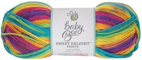 Yarn Baby Bee Sweet Delight Print #324 Sprinkles 4.0 Oz in Saudi Arabia