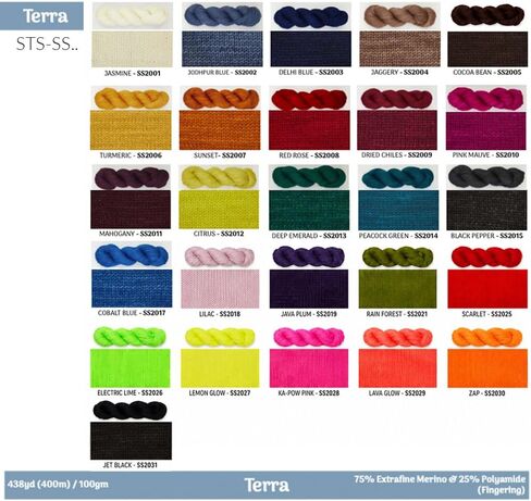 KnitPro Symfonie Fingering Weight Hand Dyed Semi-Solid Yarn Skein | Extra Fine Merino Wool & Polyamide Blend for Knitting & Crocheting, Oeko-TEX Certified 400m, 100g | Terra Ka-Pow Pink in Saudi Arabia