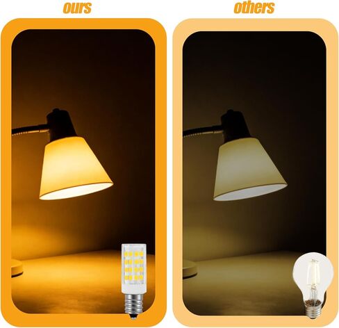 2 Pack LED Light Bulbs for Sewing Machine, 4W 110-130V Warm White 3000K, Screw Base Non-Dimmable Replacement Bulbs in Saudi Arabia