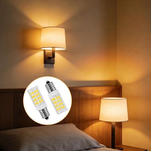 2 Pack LED Light Bulbs for Sewing Machine, 4W 110-130V Warm White 3000K, Screw Base Non-Dimmable Replacement Bulbs in Saudi Arabia