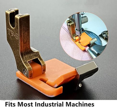 2 Pcs Multifunctional Hemmer Foot for Industrial Sewing Machines Adjustable Teflon-Coated Presser Foot with 2 Screwdrivers Ideal for Hemming Seaming in Garment Factories & Tailor Shops​ in Saudi Arabia