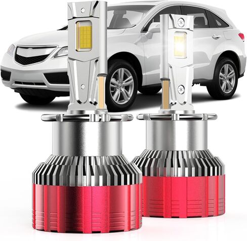 Fit for 2007-2015 Acura MDX RL RDX D2S HID Xenon Bulbs, 600% Brightness, Low Beam Light Bulb, 6500K Natural White, Plug-N-Play, of 2 in Saudi Arabia