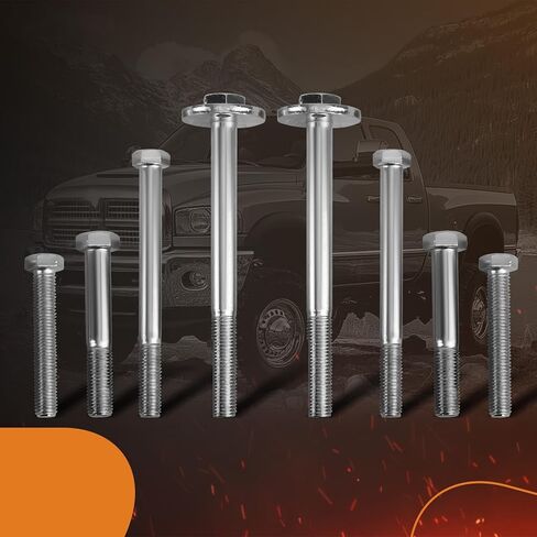 maXpeedingrods Front Control Arm Cam Bolt & Hardware Kit, Compatible with 2002‑2009 Dodge Ram 1500 2500 3500, Camber Adjustment Repair Set in Kuwait