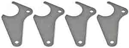 JEGS Ladder Bar Axle Housing Brackets | 4 Per Package | Made In USA | Fits 3 1/8 in. Diameter Axle Tubes | 3/16 in. Thick Mild Steel | 5/8 in. Mounting Holes in Saudi Arabia