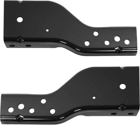 KUAFU Rear Bumper Bracket Compatible with 1998-2003 Chevy Chevrolet S10 SS Xtreme ZR5 GMC Sonoma SLE Replacement for GM1166116 GM1167116 15719939 15719940 LH & RH Steel Powder Coated Black in Saudi Arabia