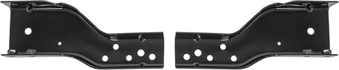 KUAFU Rear Bumper Bracket Compatible with 1998-2003 Chevy Chevrolet S10 SS Xtreme ZR5 GMC Sonoma SLE Replacement for GM1166116 GM1167116 15719939 15719940 LH & RH Steel Powder Coated Black in Saudi Arabia