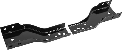 KUAFU Rear Bumper Bracket Compatible with 1998-2003 Chevy Chevrolet S10 SS Xtreme ZR5 GMC Sonoma SLE Replacement for GM1166116 GM1167116 15719939 15719940 LH & RH Steel Powder Coated Black in Saudi Arabia