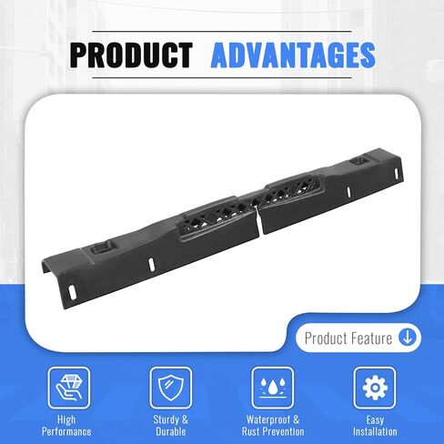 KUAFU Front Bumper Retainer Compatible with 2005-2013 Chevrolet Corvette Replacement for 15896308 Plastic (PP+GF30) Black in Saudi Arabia