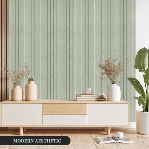Large Bulletin Board, 48" x 24", 8 Pack Felt Wall Tiles, 1/2" Thick Cork Board for Office with 50 Adhesive Tabs, Felt Wall Panels for Classroom, Commercial Places, Office and Home Decor (Sage) in Saudi Arabia