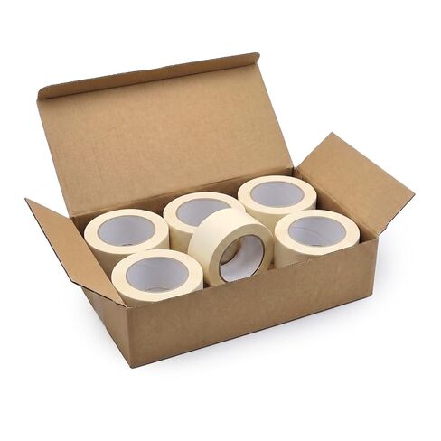 6 Pack Wide Masking Tape 2 inch Wide, White Painters Tape 2" Masking Tape Wide Bulk for General Purpose Use, 2 Inches X 55 Yards X 6 Rolls (330 Total Yards) in Saudi Arabia
