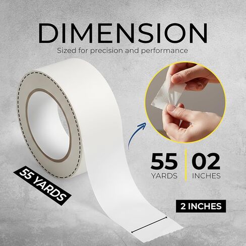 6 Pack Wide Masking Tape 2 inch Wide, White Painters Tape 2" Masking Tape Wide Bulk for General Purpose Use, 2 Inches X 55 Yards X 6 Rolls (330 Total Yards) in Saudi Arabia
