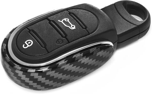 لكوبر S Countryman F54 F55 F56 F57 F60 مفتاح قذيفة فوب غطاء مفتاح سلسلة حبل المفاتيح سبيكة كوبر الملحقات (غطاء نوع U الكربون) in Kuwait