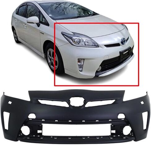 FitParts متوافق مع غطاء المصد الأمامي 2012 2013 2014 2015 Toyota Prius 12 13 14 15. جديد، مُجهز وجاهز للطلاء. TO1000393 5211947935 in Kuwait